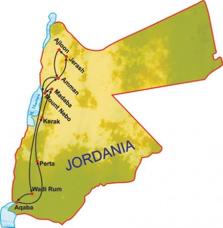 Wyc.objazdowa po Jordanii, noclegi w  4 hotelach zdjęcie 1